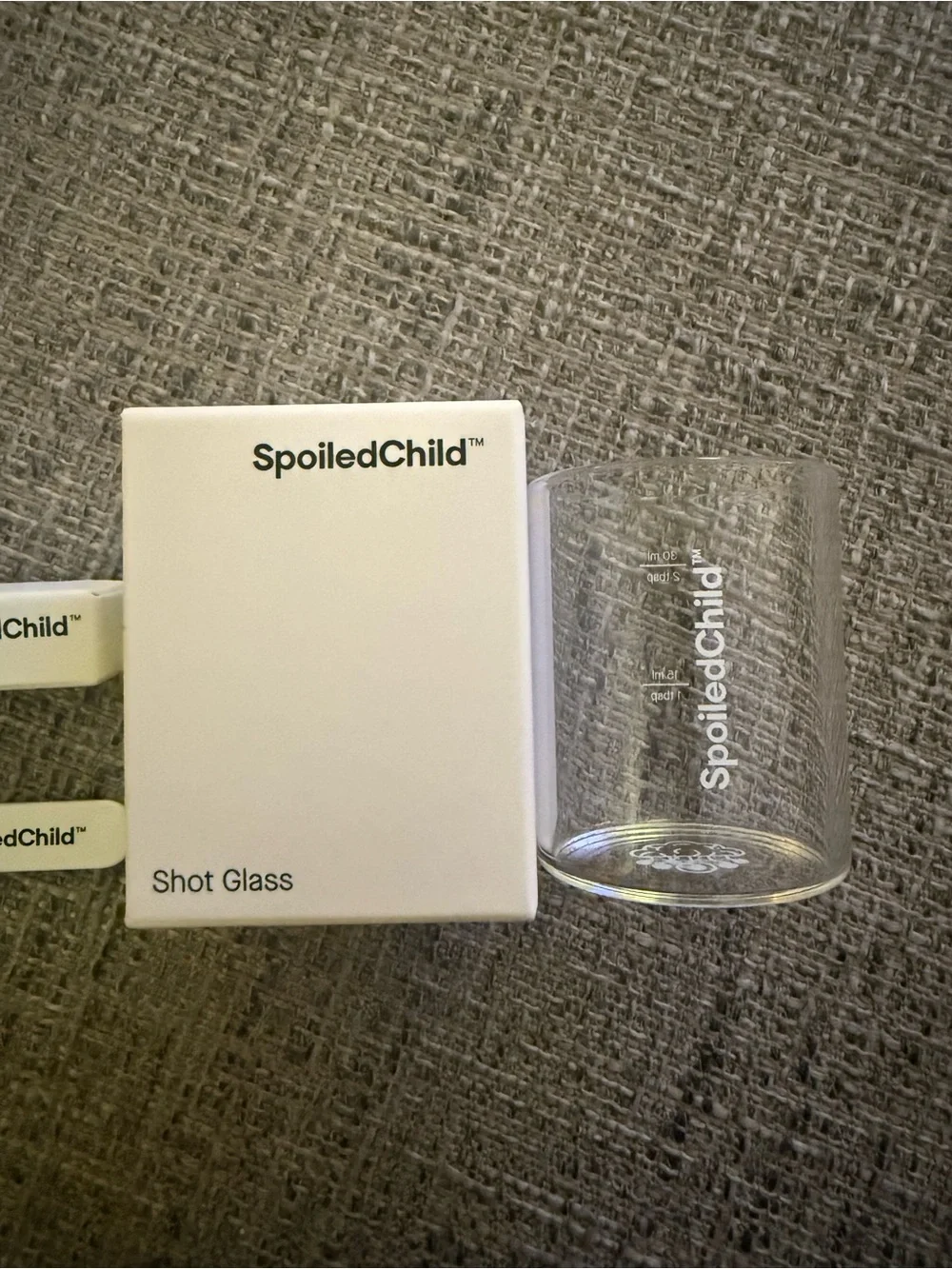 NEW SpoiledChild Shot Glass + Precision Tweezers Set Bundle